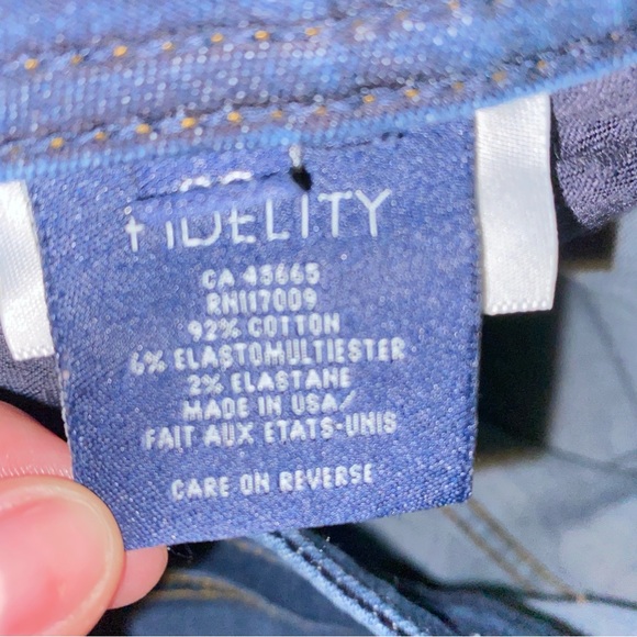 Fidelity Denim Stevie capri, size 32. NWOT. - Picture 6 of 6